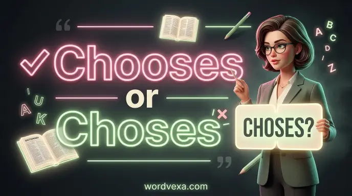 Chooses or choses