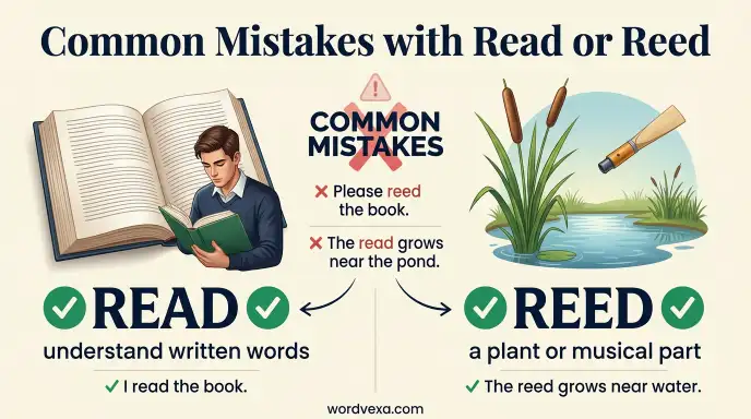 Common Mistakes with Read or Reed