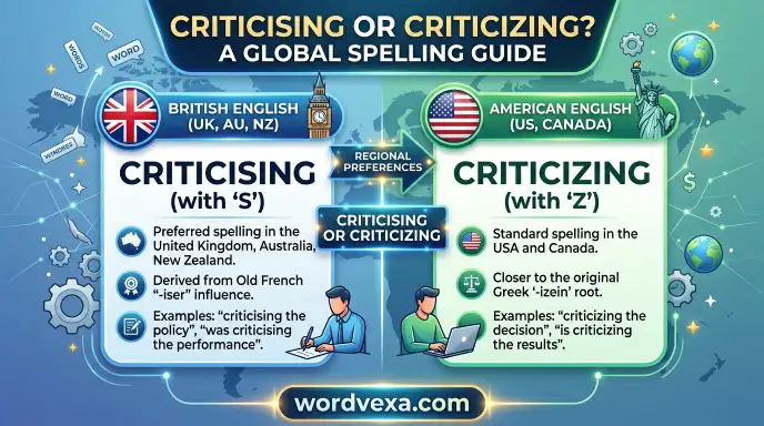 criticising or criticizing