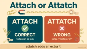 Attach or Attatch