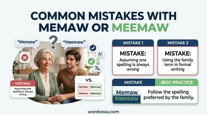 Common Mistakes with Memaw or Meemaw