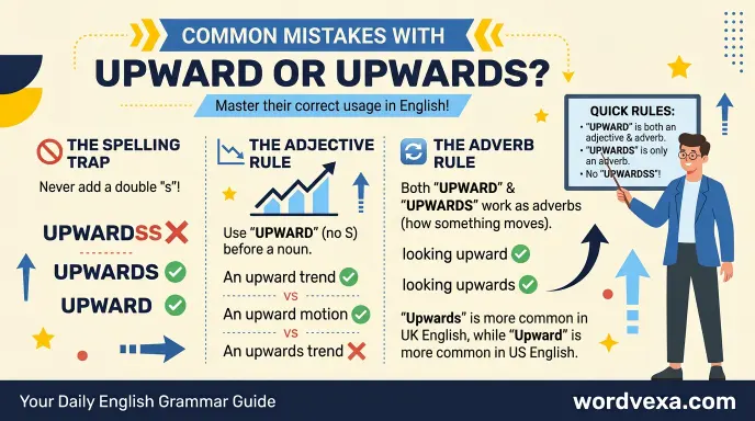 Common Mistakes with Upward or Upwards