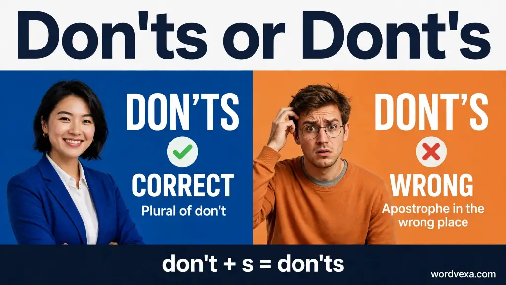 Don'ts or Dont's