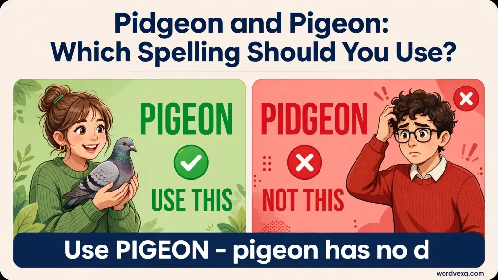 Pidgeon and Pigeon: Which Spelling Should You Use?