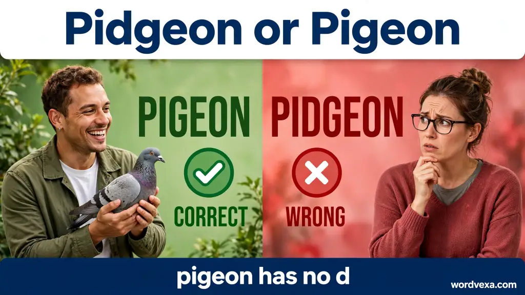 pidgeon or pigeon
