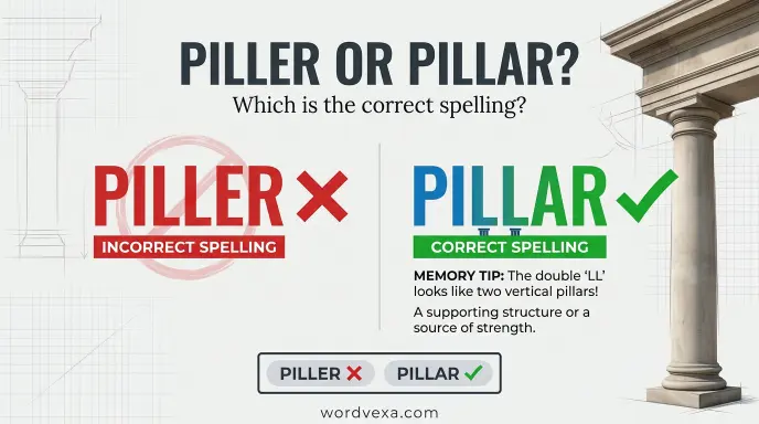 piller or pillar