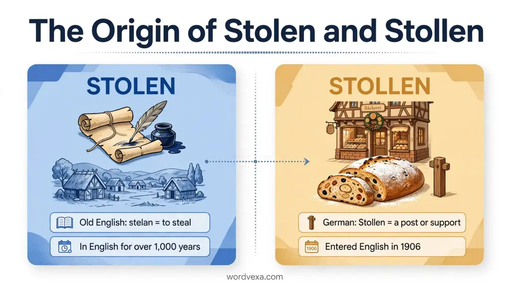 The Origin of Stolen and Stollen