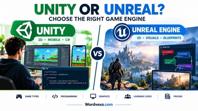 unity or unreal